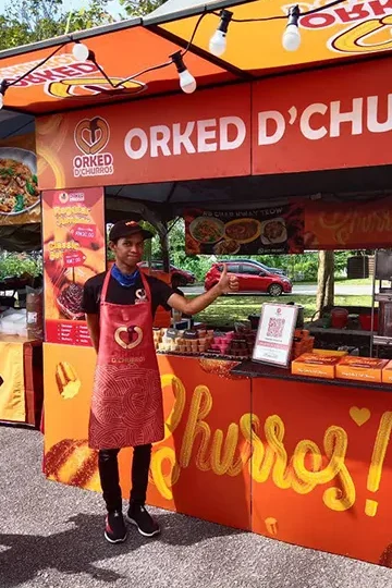 Churros Bukit Payong by Orked D'Churros (Pasar malam) 1 churros bukit payong by orked dchurros pasar malam