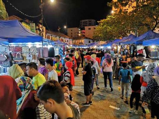 jalan gembira night market pasar malam
