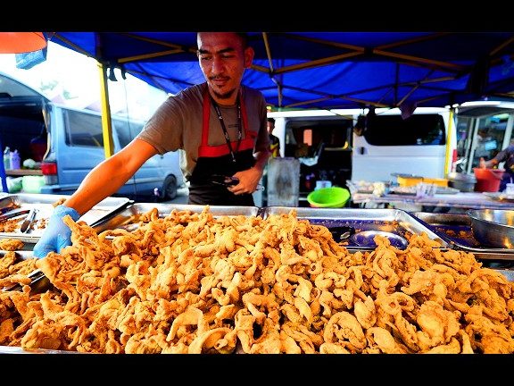 keropok losong pasar malam beserah