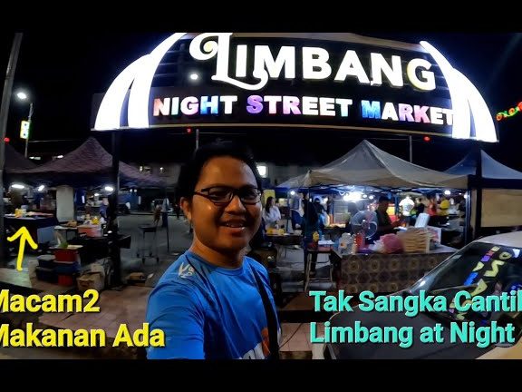 limbang night street foods stall