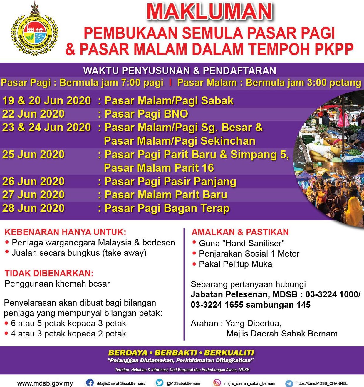 Pasar Malam Sabak Bernam 1 pasar malam sabak bernam