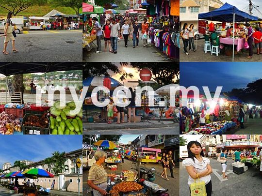 sunday pasar malam pantai puteri