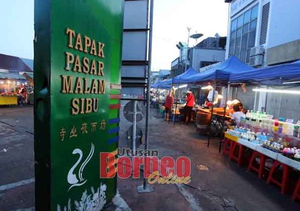 Tapak Pasar Malam Sibu 1 tapak pasar malam sibu